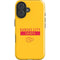 NFL Kansas City Chiefs Yellow Performance Series iPhone 16 Impact Case