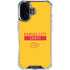 NFL Kansas City Chiefs Yellow Performance Series iPhone 16 Plus Clear Case