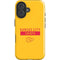 NFL Kansas City Chiefs Yellow Performance Series iPhone 16 Plus Impact Case