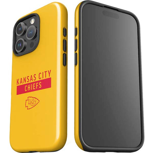 NFL Kansas City Chiefs Yellow Performance Series iPhone 16 Pro Impact Case