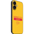 NFL Kansas City Chiefs Yellow Performance Series iPhone 16 Skin