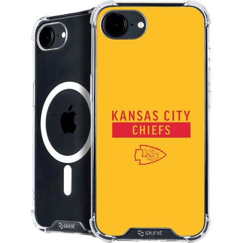 NFL Kansas City Chiefs Yellow Performance Series iPhone 16e MagSafe Case