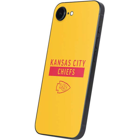 NFL Kansas City Chiefs Yellow Performance Series iPhone 16e Skin