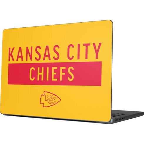 NFL Kansas City Chiefs Yellow Performance Series Apple MacBook Pro 14-inch Skin