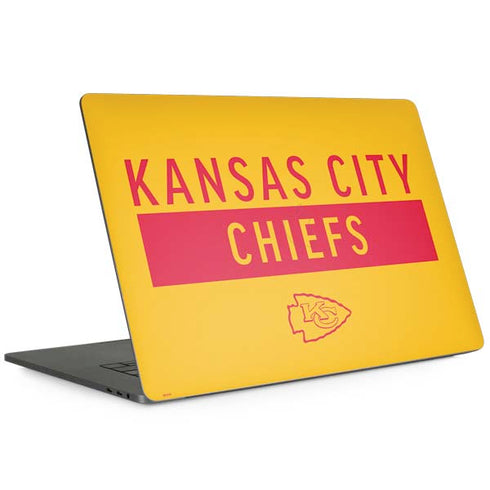 NFL Kansas City Chiefs Yellow Performance Series MacBook Skins