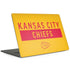 NFL Kansas City Chiefs Yellow Performance Series MacBook Skins