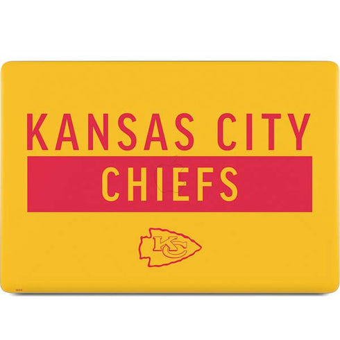 NFL Kansas City Chiefs Yellow Performance Series MacBook Skins
