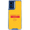 NFL Kansas City Chiefs Yellow Performance Series Moto G 5G (2024) Clear Case