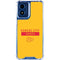 NFL Kansas City Chiefs Yellow Performance Series Moto G Play 4G (2024) Clear Case