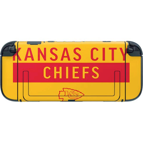 NFL Kansas City Chiefs Yellow Performance Series Nintendo Switch 2 (2025) with Joy-Con Skin