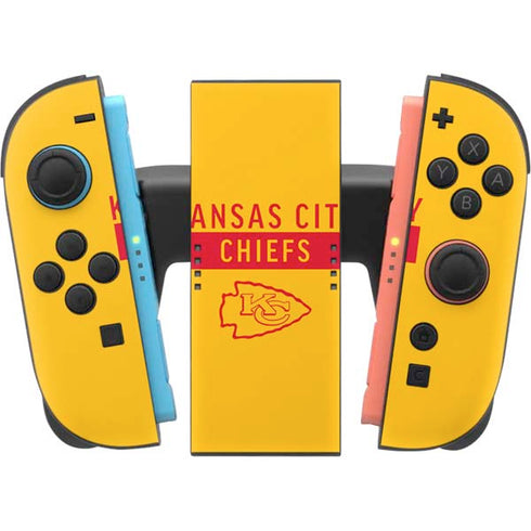 NFL Kansas City Chiefs Yellow Performance Series Nintendo Switch 2 (2025) Joy-Con Controller Skin