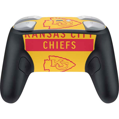 NFL Kansas City Chiefs Yellow Performance Series Nintendo Switch 2 (2025) Pro Controller Skin