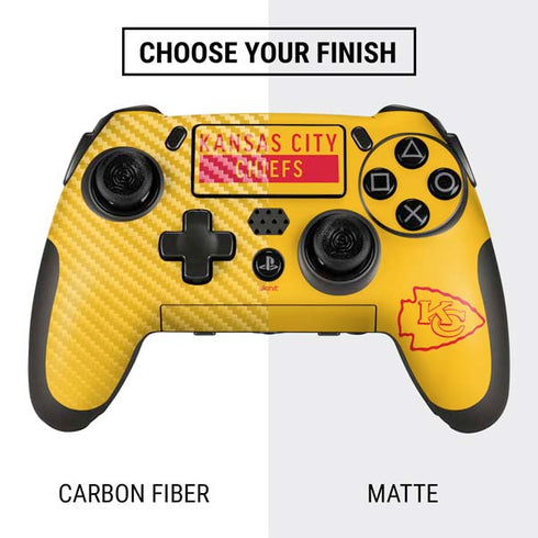 NFL Kansas City Chiefs Yellow Performance Series PlayStation Scuf Vantage 2 Controller Skin
