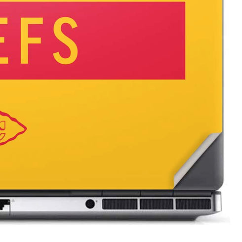 NFL Kansas City Chiefs Yellow Performance Series Dell Precision Skin