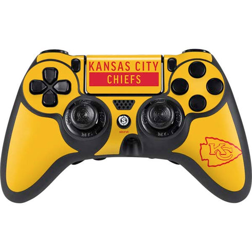 NFL Kansas City Chiefs Yellow Performance Series PlayStation PS4 Skins