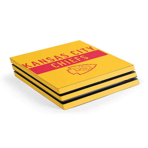 NFL Kansas City Chiefs Yellow Performance Series PlayStation PS4 Skins