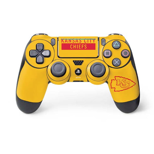 NFL Kansas City Chiefs Yellow Performance Series PlayStation PS4 Skins