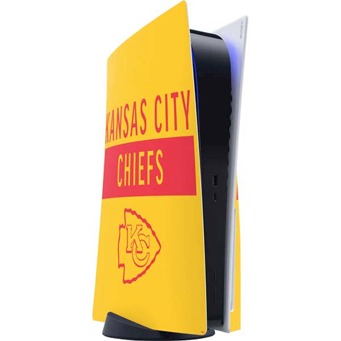 NFL Kansas City Chiefs Yellow Performance Series PlayStation PS5 Skins