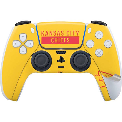 NFL Kansas City Chiefs Yellow Performance Series PS5 Pro Bundle Skin