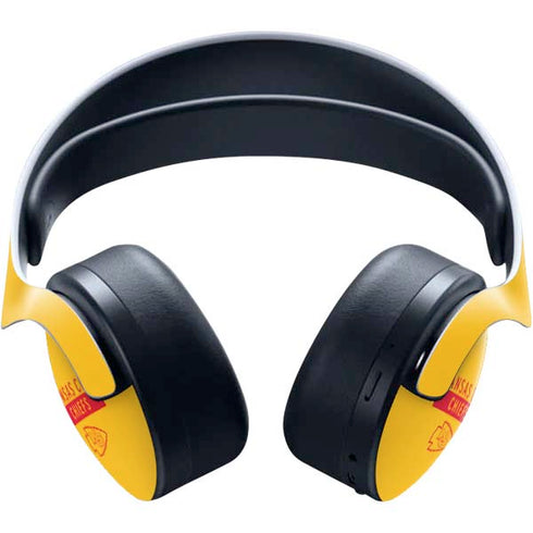 NFL Kansas City Chiefs Yellow Performance Series PULSE 3D Wireless Headset for PS5 Skin