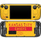NFL Kansas City Chiefs Yellow Performance Series Steam Deck Handheld Gaming Computer OLED Skin