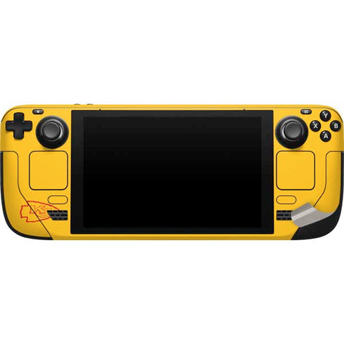 NFL Kansas City Chiefs Yellow Performance Series Steam Deck Handheld Gaming Computer Skin