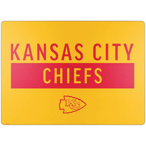 NFL Kansas City Chiefs Yellow Performance Series Surface Laptop 7 13.8in Skin