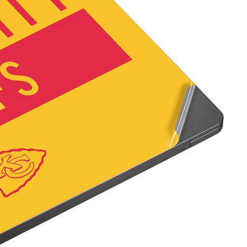 NFL Kansas City Chiefs Yellow Performance Series Surface Laptop 7 13.8in Skin