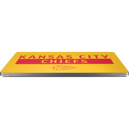 NFL Kansas City Chiefs Yellow Performance Series Laptop Skins