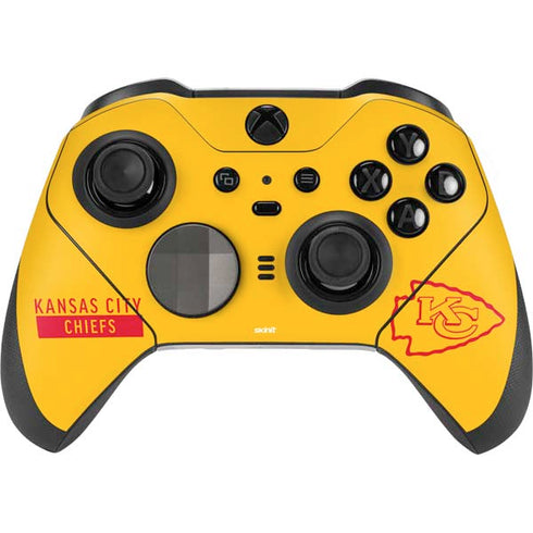 NFL Kansas City Chiefs Yellow Performance Series Xbox Elite Wireless Controller Series 2 Skin