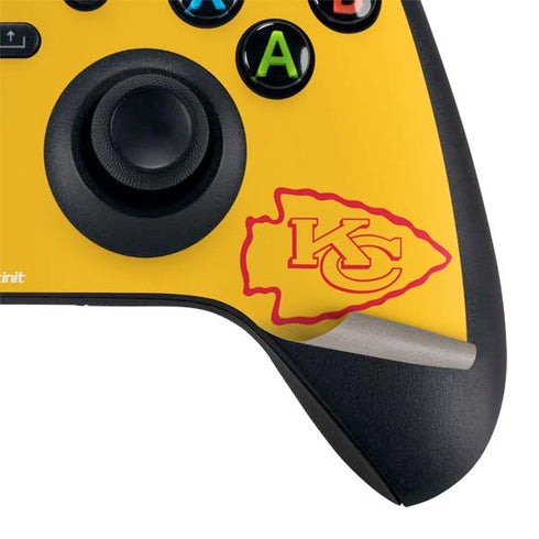 NFL Kansas City Chiefs Yellow Performance Series Xbox Series X Bundle Skin
