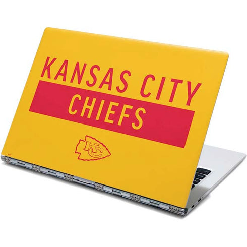 NFL Kansas City Chiefs Yellow Performance Series Yoga 910 2-in-1 14in Touch-Screen Skin