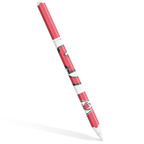 NFL Kansas City Chiefs Zone Block Apple Pencil (2nd Gen 2019) Skin