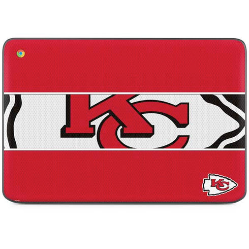 NFL Kansas City Chiefs Zone Block HP Chromebook Skin