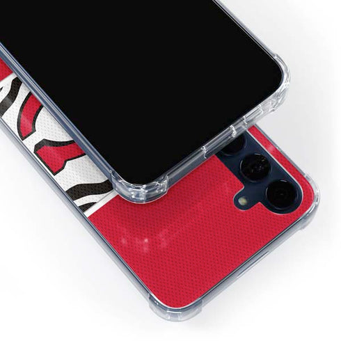 NFL Kansas City Chiefs Zone Block Galaxy A35 5G Clear Case