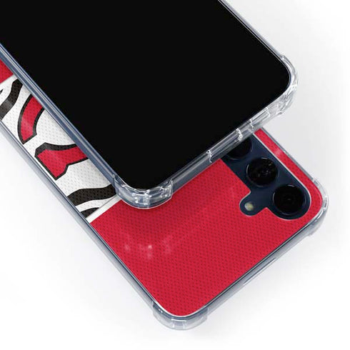 NFL Kansas City Chiefs Zone Block Galaxy A55 5G Clear Case