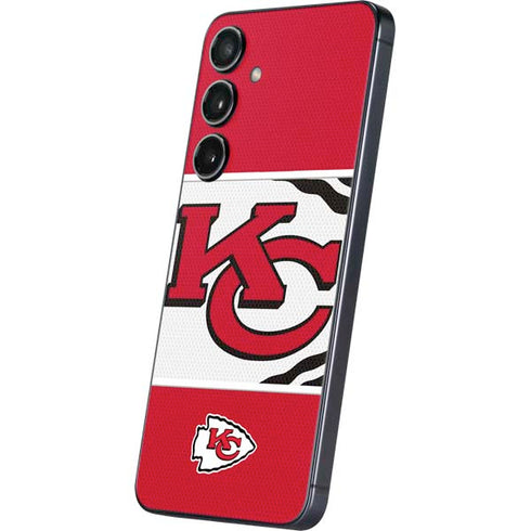 NFL Kansas City Chiefs Zone Block Galaxy S24 Plus Skin