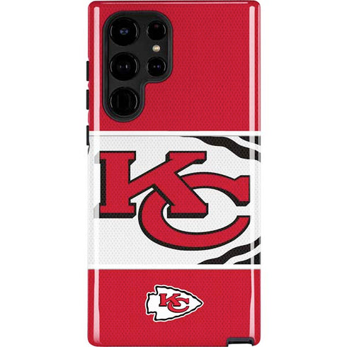 NFL Kansas City Chiefs Zone Block Galaxy Cases