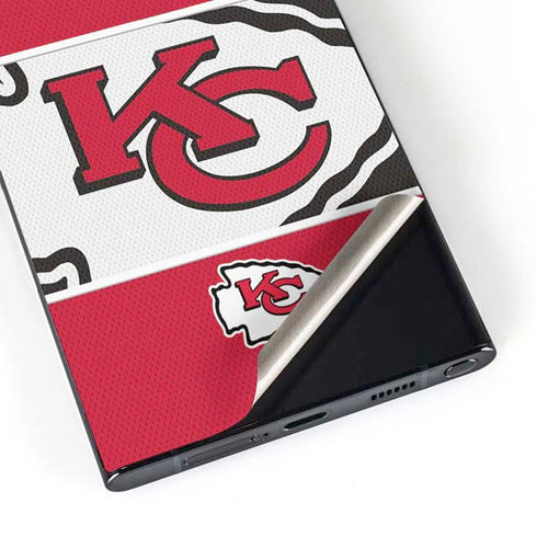 NFL Kansas City Chiefs Zone Block Galaxy S25 Ultra Skin