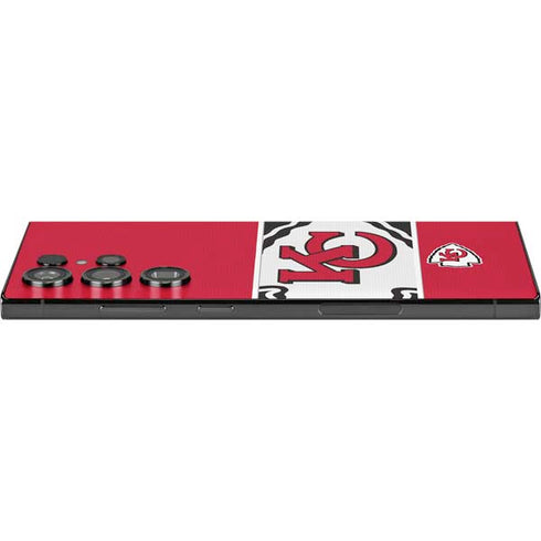 NFL Kansas City Chiefs Zone Block Galaxy S24 Ultra Skin