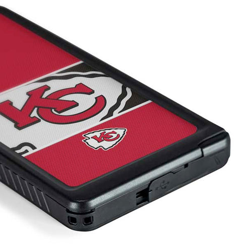 NFL Kansas City Chiefs Zone Block Galaxy S24 Ultra Waterproof Case