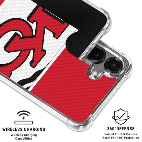 NFL Kansas City Chiefs Zone Block Galaxy S26 Clear Case