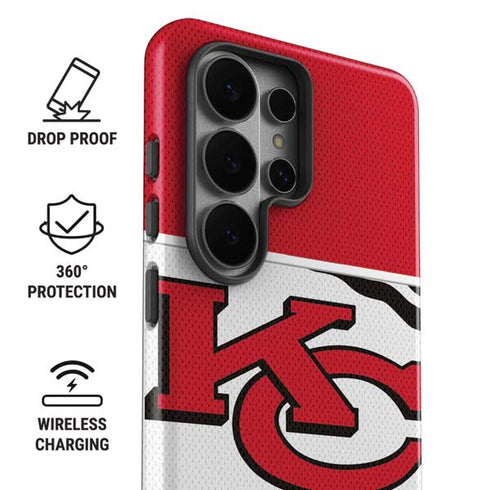 NFL Kansas City Chiefs Zone Block Galaxy S26 Ultra Impact Case