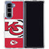 NFL Kansas City Chiefs Zone Block Galaxy Z Fold5 5G Clear Case