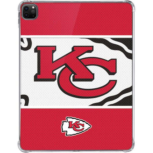 NFL Kansas City Chiefs Zone Block iPad Pro 11in (2024) Clear Case