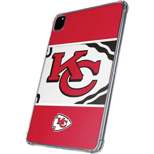NFL Kansas City Chiefs Zone Block iPad Pro 11in (2024) Clear Case