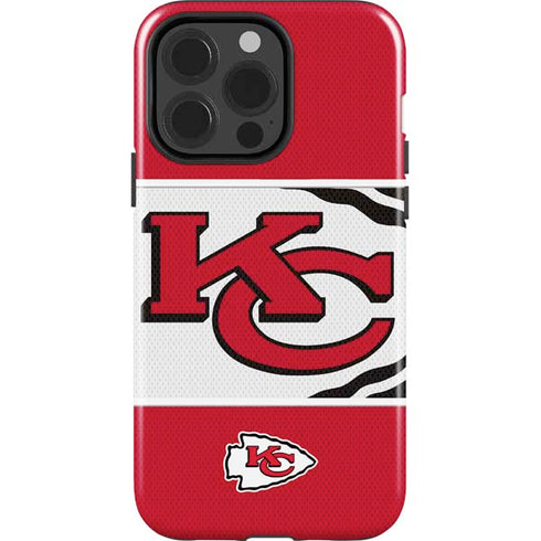 NFL Kansas City Chiefs Zone Block iPhone 15 Pro Impact Case