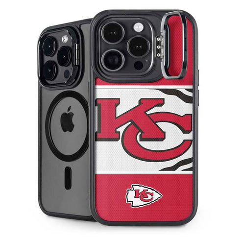 NFL Kansas City Chiefs Zone Block iPhone 15 Pro Kickstand Case