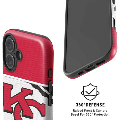 NFL Kansas City Chiefs Zone Block iPhone 16 Magsafe Impact Case