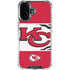 NFL Kansas City Chiefs Zone Block iPhone 16 Plus Clear Case